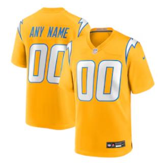 Custom,Los Angeles Chargers Nike Game Jersey - Gold